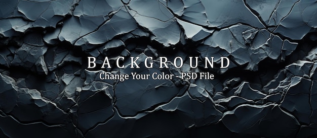 Free PSD black cracked wall texture background cracked wall