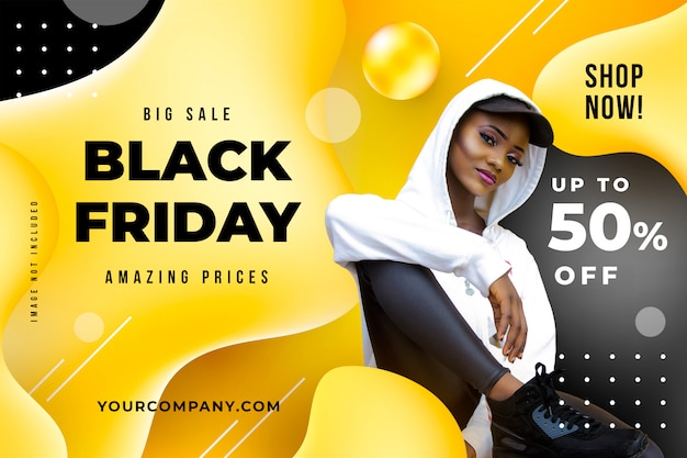 Black Friday Liquid Banner Template