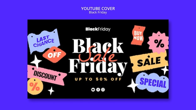 Black friday promotions youtube cover