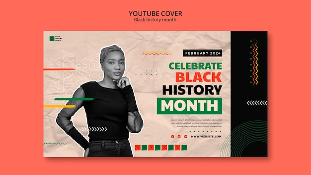 Black history month celebration  youtube cover