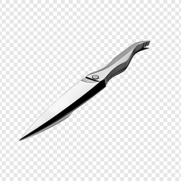 Free PSD blade of a snap off knife isolated on transparent background