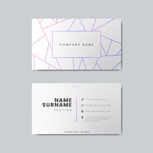 Modern business cards