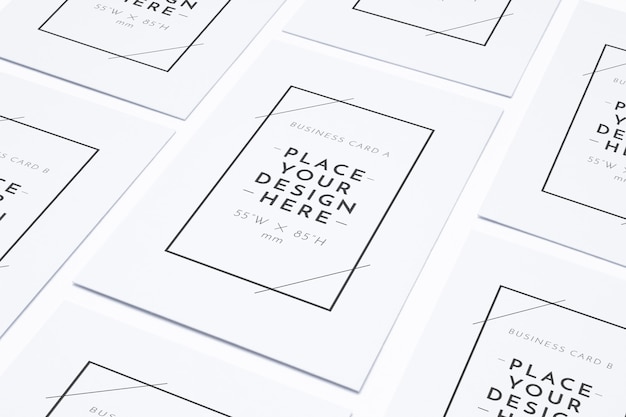 Free PSD blank business posters pattern