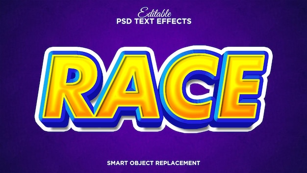 Free PSD bold cartoon editable text effect