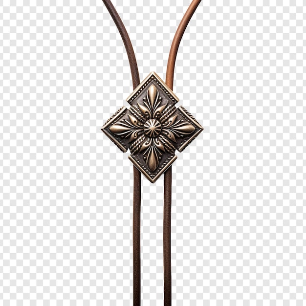 Free PSD bolo tie jewellery isolated on transparent background