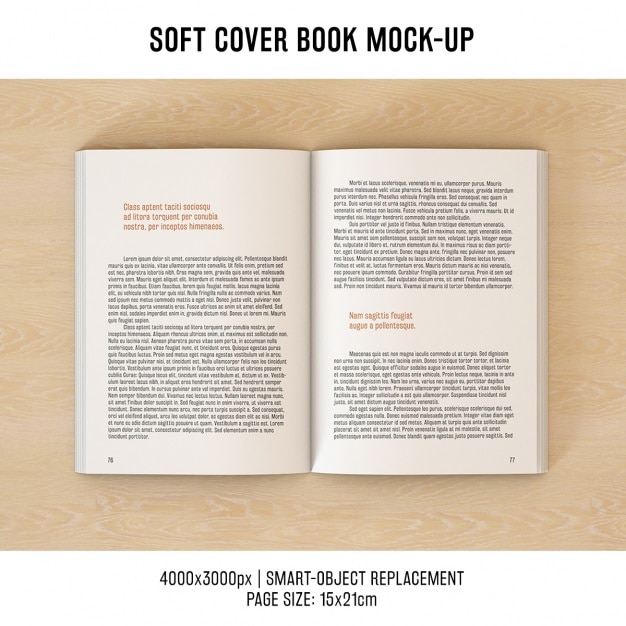 Free PSD book pages mock up design