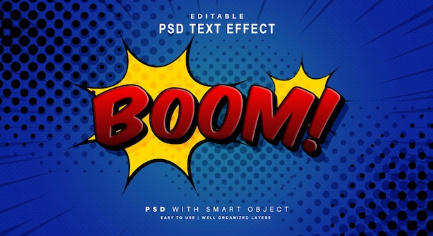 Boom Comic Text Effect