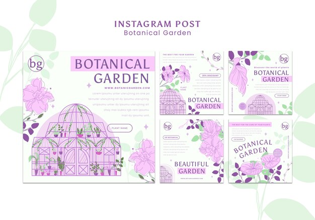 Botanical garden instagram posts