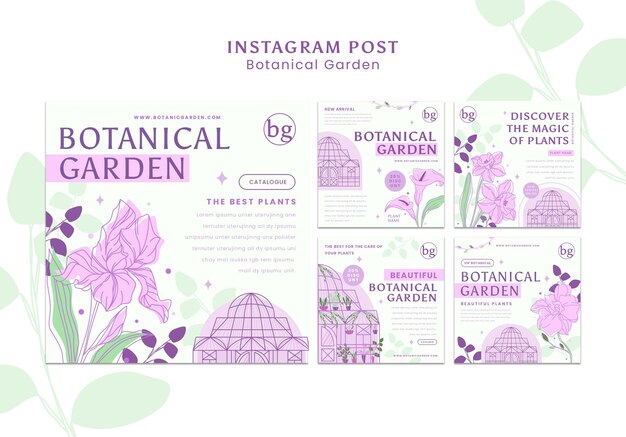 Botanical garden instagram posts