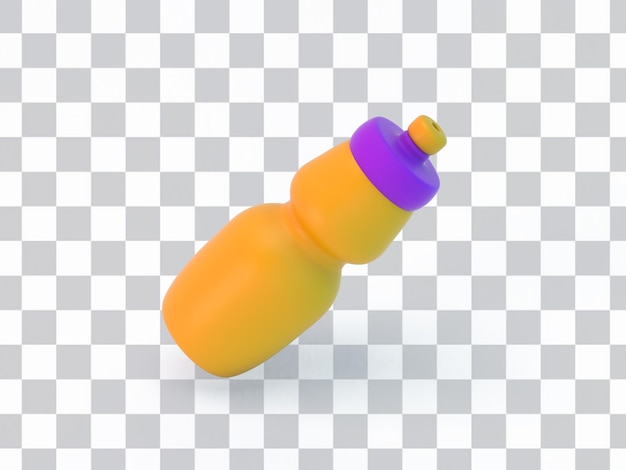 Free PSD bottle left side