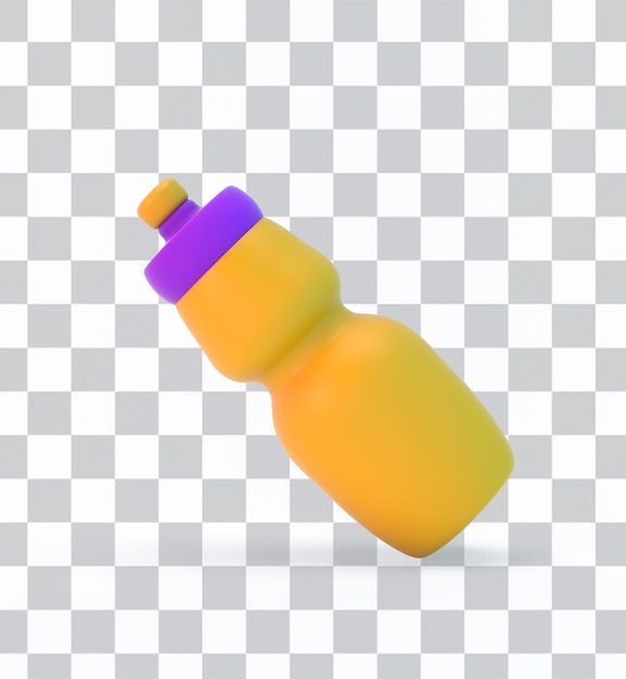 Free PSD bottle right side