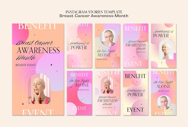 Breast cancer awareness template design