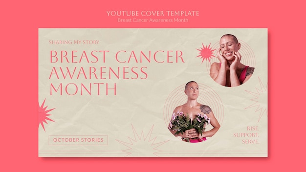 Breast cancer awareness template design