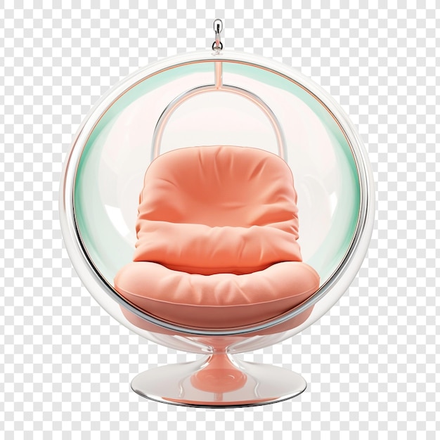 Free PSD bubble chair isolated on transparent background