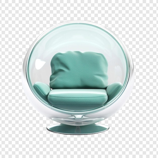 Free PSD bubble chair isolated on transparent background