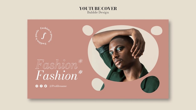 Free PSD bubble design youtube cover