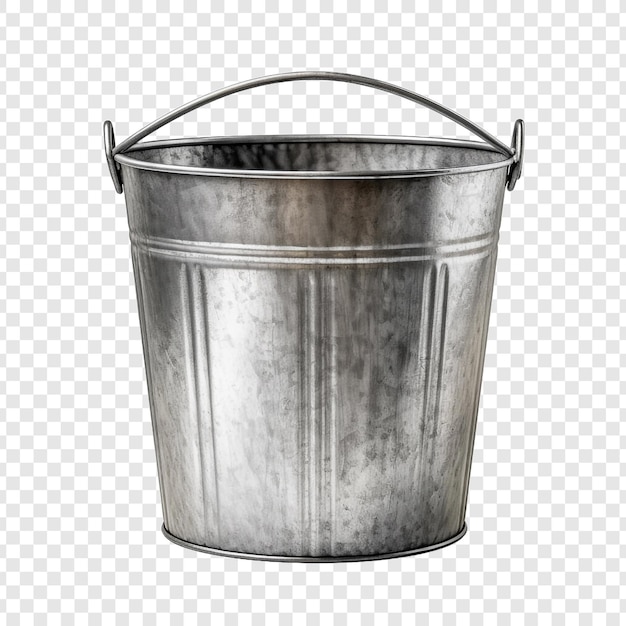 Free PSD bucket isolated on transparent background