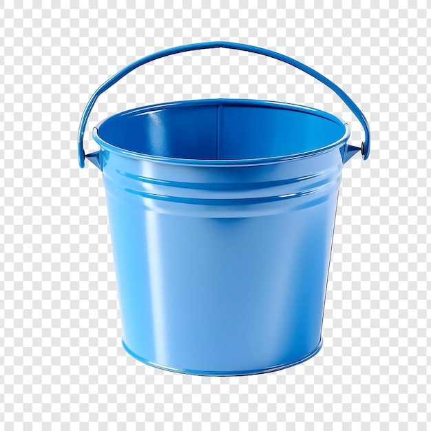 Free PSD bucket isolated on transparent background