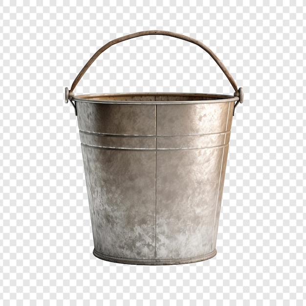 Free PSD bucket isolated on transparent background