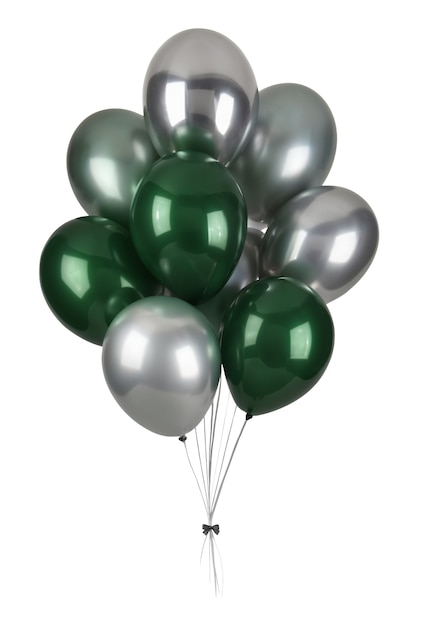 Free PSD bunch of floating balloons isolated