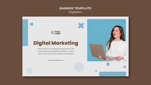 Business ad banner template