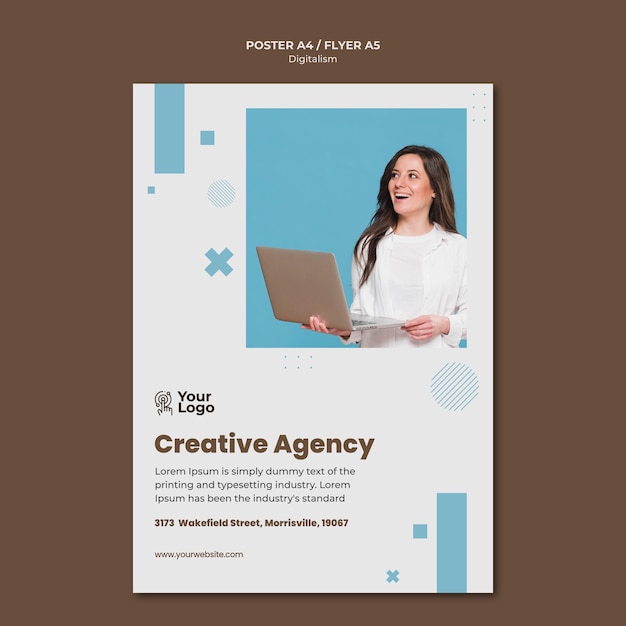 Business ad poster template