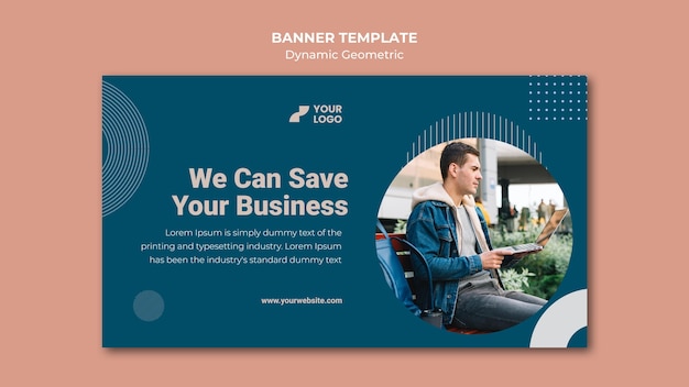 Business ad template banner