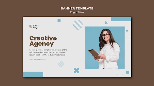 Business ad template banner