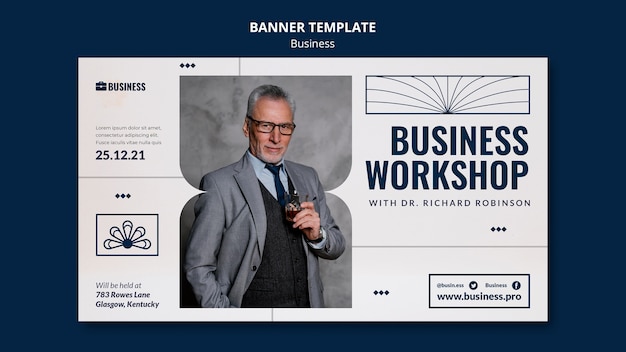 Business banner template design