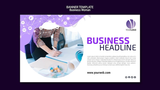 Free PSD business banner template