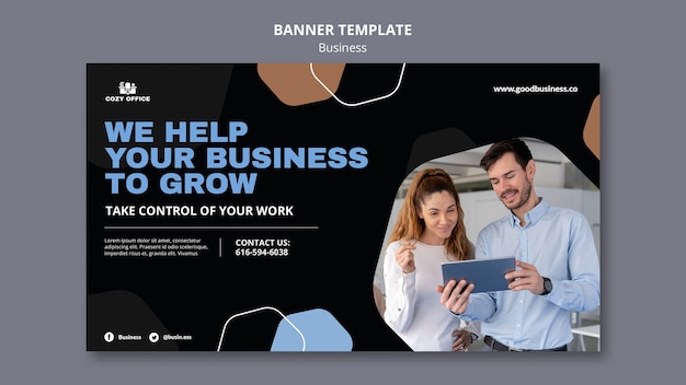 Free PSD business banner template