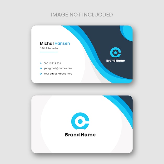 Business card template