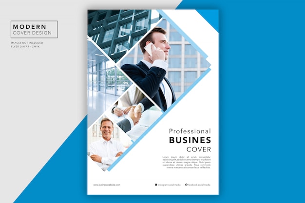 business cover or flyer