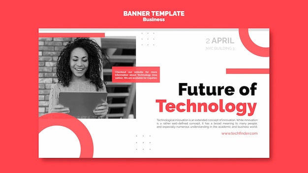 Business innovation  banner template