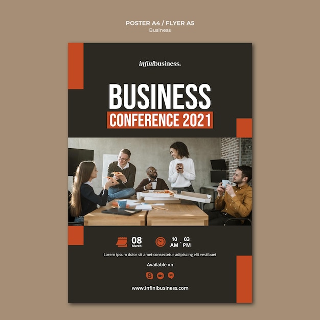 Business poster template