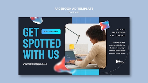 Business strategy facebook template