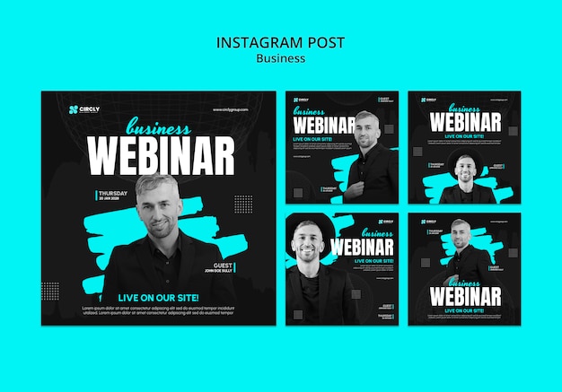 Free PSD business strategy instagram posts