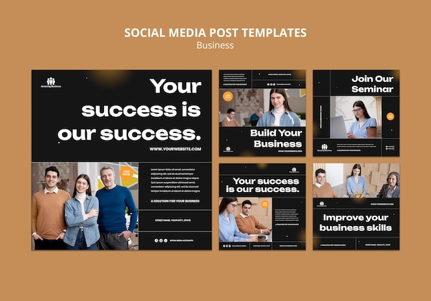 Free PSD business template design