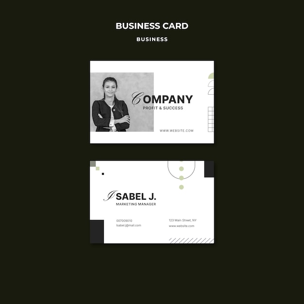 Free PSD business template design