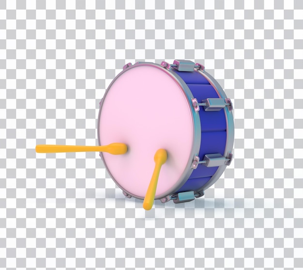 Cartoon Drum Right Side