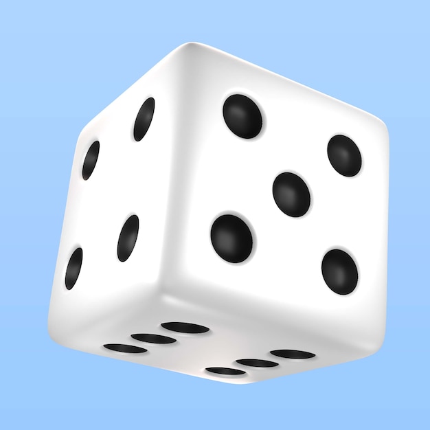 Casino dice icon render