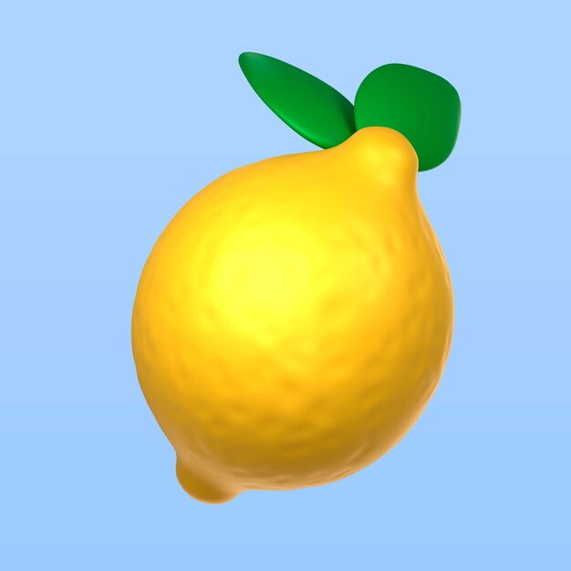 Casino lemon icon render