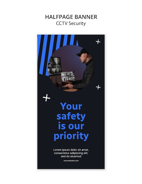 Cctv security technology template