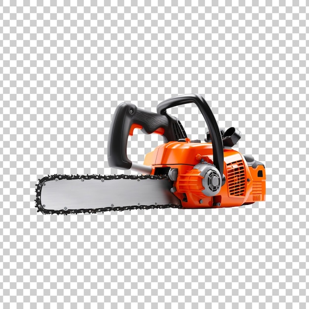 chainsaw isolated on a transparent background