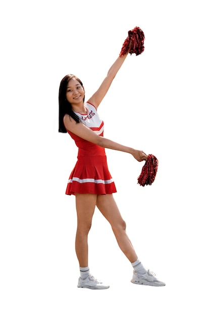 Free PSD cheerleader isolated figure