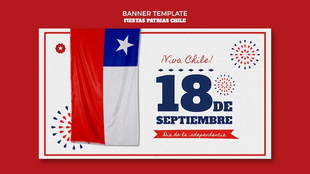 Chile international day banner theme