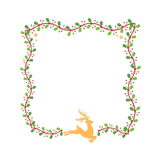 Free PSD christmas border or frame