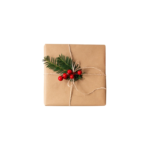 Free PSD christmas gift isolated