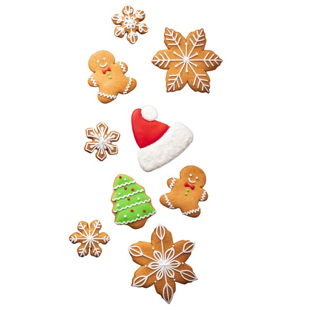 Christmas items isolated