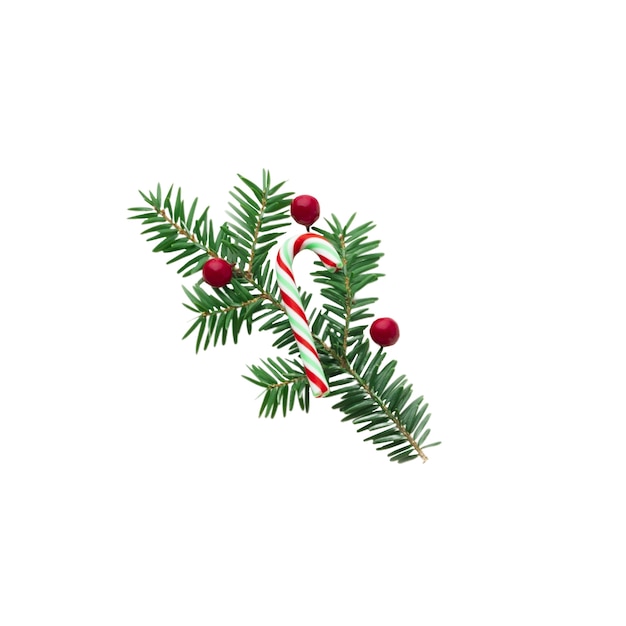 Free PSD christmas items isolated